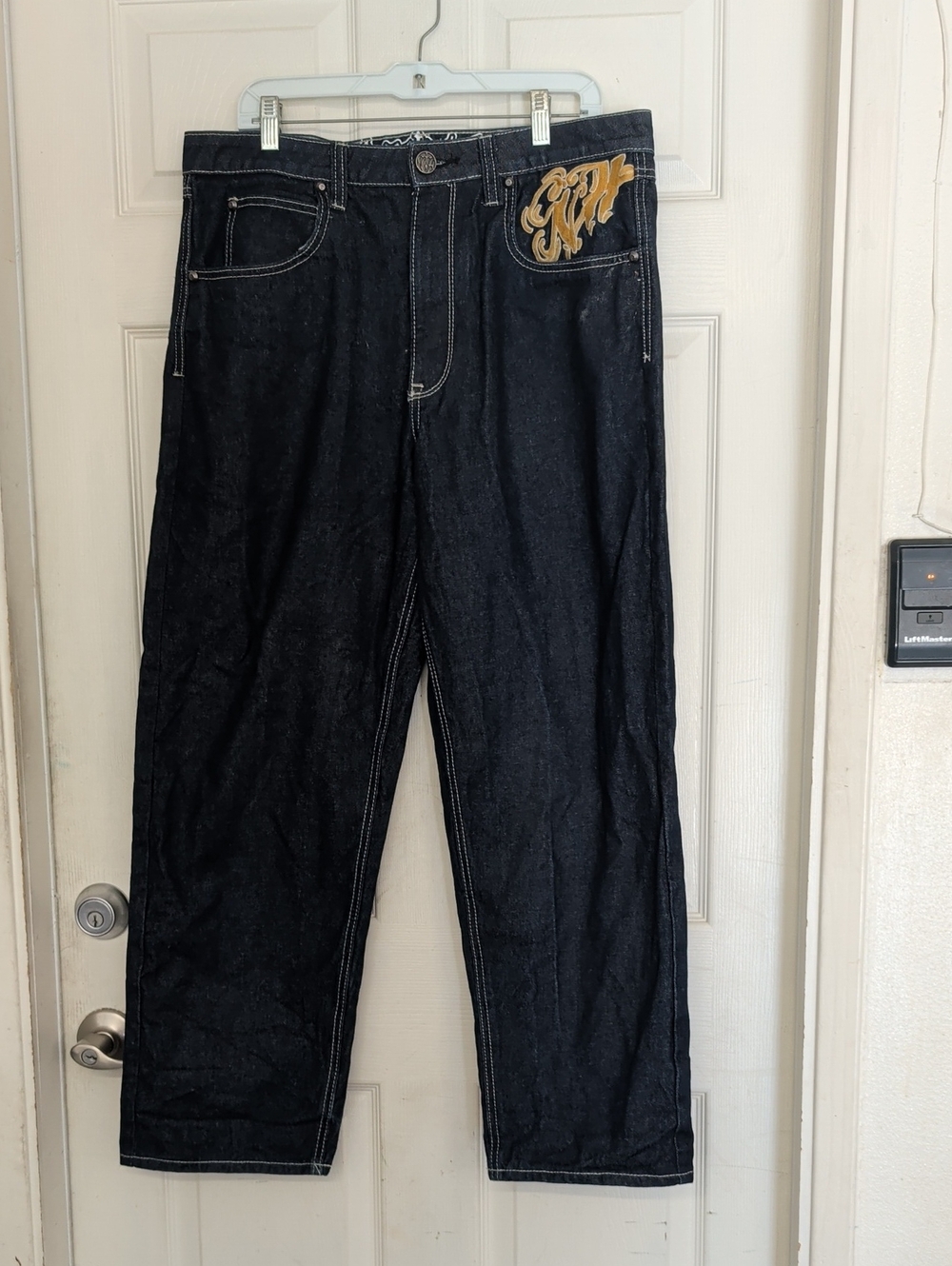 Ninth Hall Ambush Tiger Raw Indigo Loose Fit Jeans Men 34